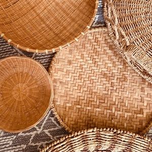 Boho/Vintage Basket Set • 2 Piece